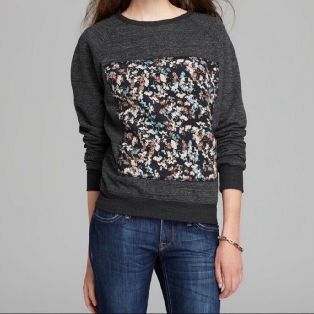 PJK Patterson J. Kincaid Pisces Floral Sweatshirt